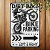 Vintage Motocross Tin Sign Garage Wall Art Dirt Bike Metal Decor