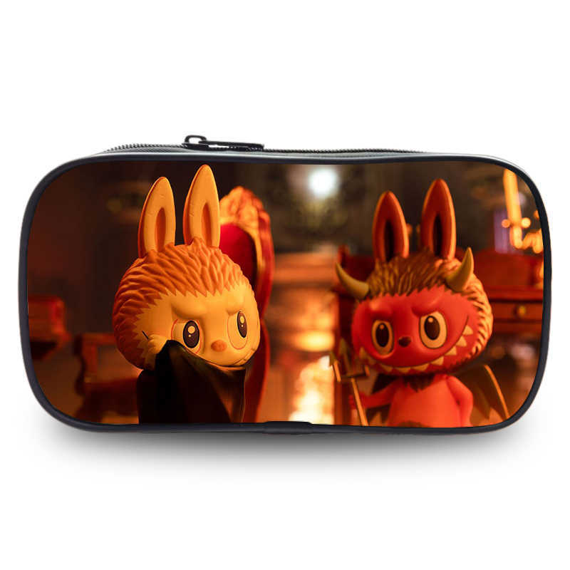 2025 Labubu Primary And Secondary School Students Cartoon Diy Printing Fashion Storage Pencil Bag