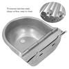 Stainless Steel Livestock Water Drinker Thickened Automatic Water Feeder  Barn Use