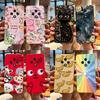Para OPPO Reno12 F Funda OPPO Reno 12 F FS 5G Cubierta Gato Lindo Dibujos Animados Parachoques de Silicona Suave Fundas Protectoras para Teléfono Sobre Reno 12F Funda