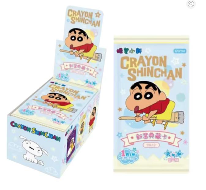 Genuine Crayon Shinchan Card Fun Time Series Anime Peripheral Collectible Cards Anime Peripheral Gifts Toys