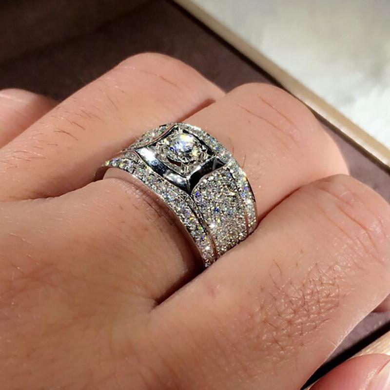 CopperDazzling Cubic Zirconia Gorgeous Ring for Women Trendy Accessories Delicate Wedding Engagement Jewelry