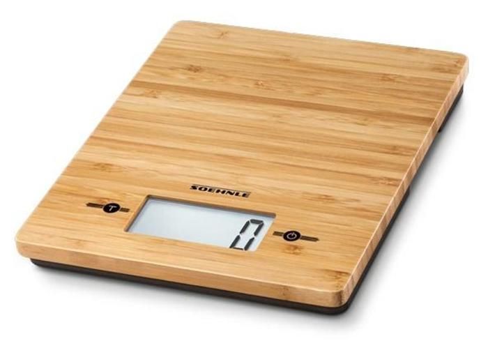 Bilancia da cucina - Soehnle - 66308 - 5 kg - Numerico - Superficie in bambù