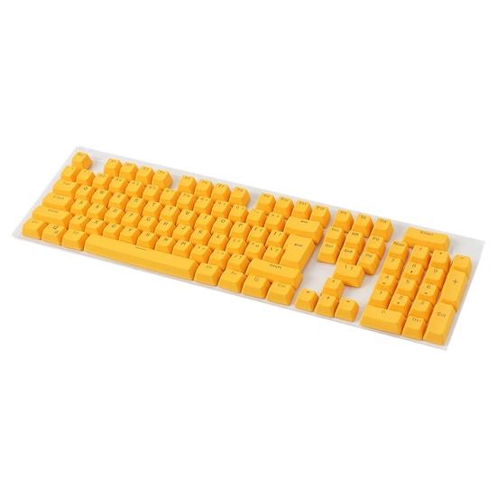 106 Keys PBT Backlight Keycaps Replacement Solid Color for Mechanical Keyboard
