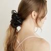 Sweatsweet BIG LACE SCRUNCHIE - BLACK