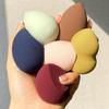 Hanru Jelly Party Makeup Sponge - Soft, Q-Elastic, Non-Latex Puff for Wet & Dry Use (Random Color)