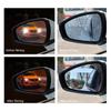 Car Rearview Mirror Film 2Pcs Side Window Rainproof Clear Film Anti Fog Window Mirror Protective Sticker