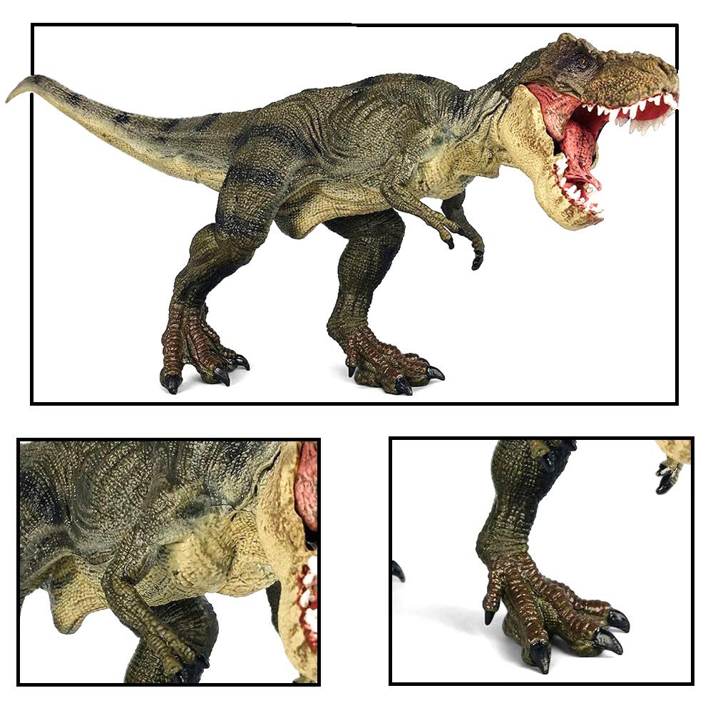 Dinosaur Tyrannosaurus Figure Toy for Boys and Impressive PVC Toy with Opening and Closing Ages 6 and Up Girls, Design,