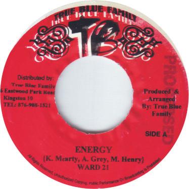 7inch Record WARD 21 - Energy NONE True Blue Famil Jamaica Reggae, Ska & Dub Used