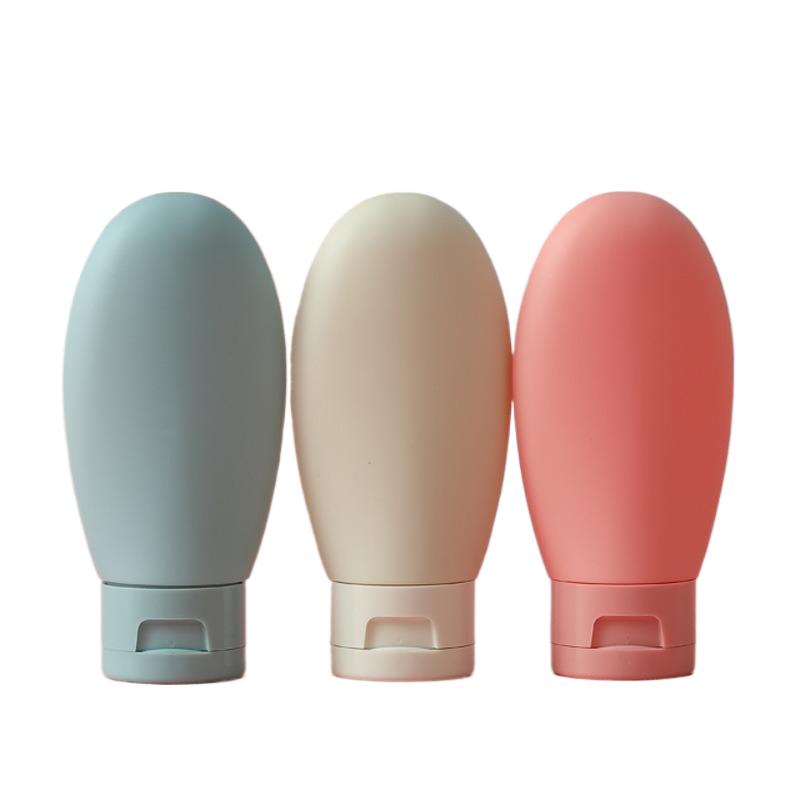 3/6/8 PCS 60MLRefillable Bottle Soft Silicone Container Squeeze Tube Empty Bottle Portable Travel Bottle