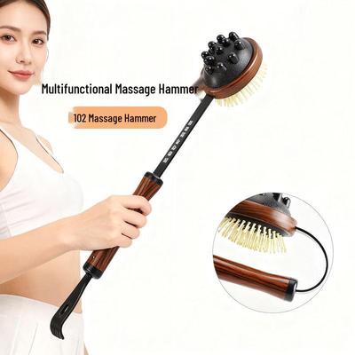 Premium Meridian Massage & Fitness Hammer - Back Pat & Itchy Scratcher for Elders