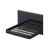 Yamazaki Jitsugyo 5557 Magnetic Bathroom Soap Tray Black Approx. W12XD8.7XH8cm Tower Protects Soap from Water
