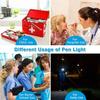Mini Portable Medical Handy LED Pen Light Flashlight USB Rechargeable Dentist Nurse Torch with Stainless Steel Clip