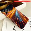 2DFlat Neon Flow: Orange & Blue Light Trails All Inclusive Film Hard Phone Case, Compatible with iPhone 18 Pro Max 17 16 15 14 13 12 11