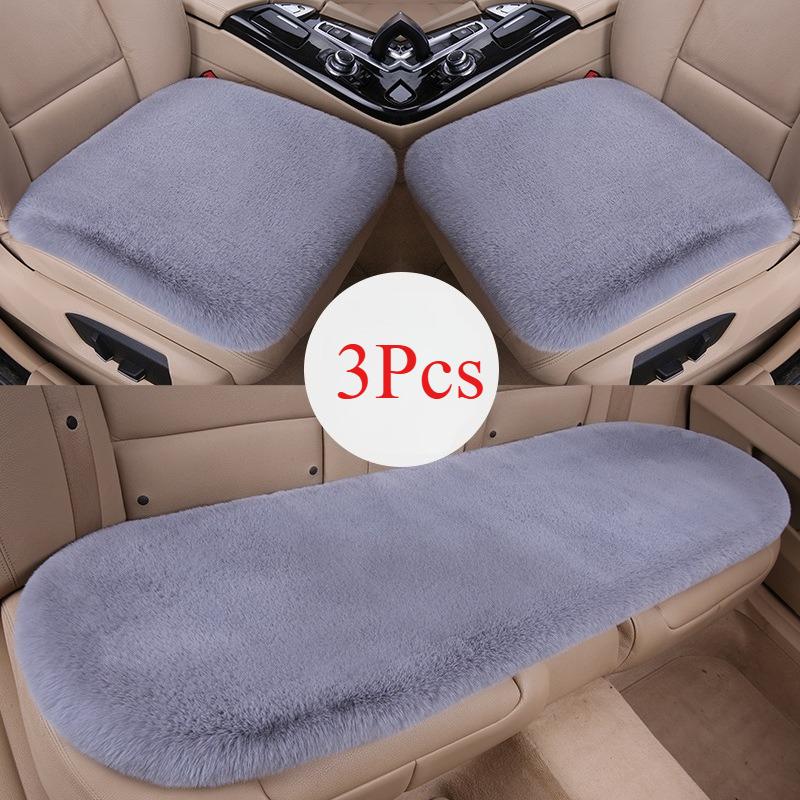 1 Stück Winter Autositzkissen, Kaninchenplüsch Warmes Sitzkissen