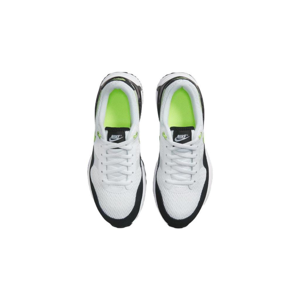 Nike Air Max SYSTM GS White Volt Kids Sneakers Pure-Platinum Black DQ0284-100