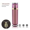 Purple Diamond Rose Kollektion: Hochwertiges, halbtransparentes Hautpflegeset aus violettem Acryl mit Creme-, Lotion- und Essenzflaschen