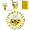 Cheerful Sunflowers Theme Party Decoration Set For Memorable Baby Showers And Kids Birthdays