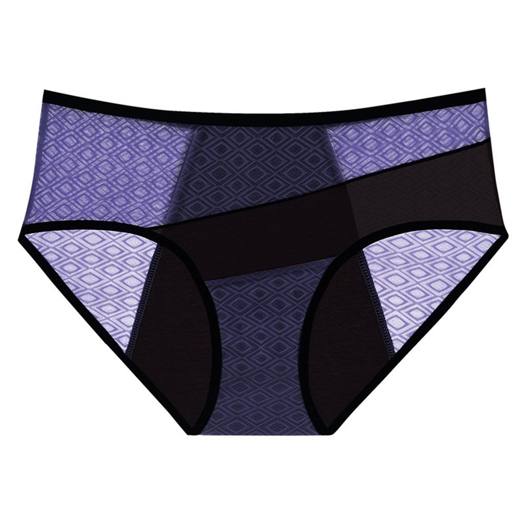 Ladies' Mid Waist Breathable Physiological Underwear, Menstrual Hygiene Pants