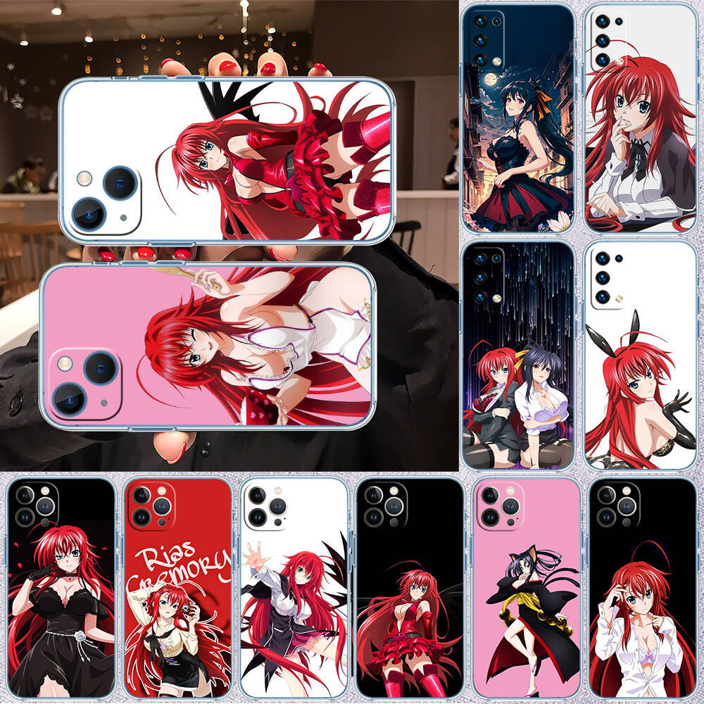 Rias Gremory Case for Motorola G10 G20 G04 E30 E40 E22 E20 E13 E15 G22 G23 G05 G75 G35 G55 E22S E7 G6 G7 G8 G9 Plus Power Play