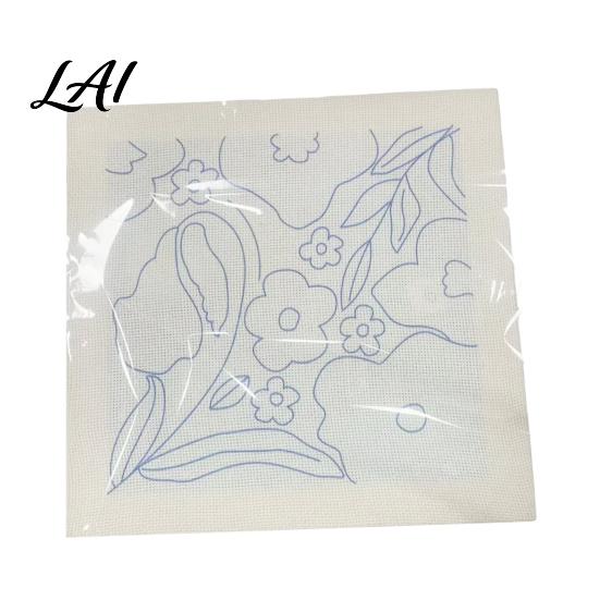 DIY Craft Kit for Adults Floral Punch Needle Kit Beginners Embroidery Flower Stress Relief Handcraft Activity Pattern Stitch Carft Adults Handmade