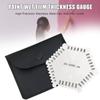 Stainless Steel Hexagonal Wet Film Comb Paint Thickness Gauge Thick Meter