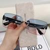 Fashion Square Frame Sunglasses Female Uv385 Protection Polarizedfree Tidal Look