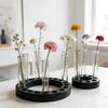 Flower Test Tube Holder Silicone Molds Diy Handmade Vase Tray Epoxy Resin Mould Candlestick Holder Plaster Cement Mold
