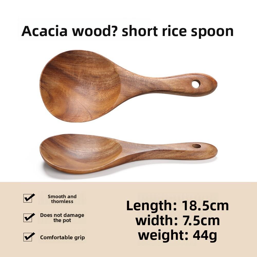Wooden Spatula Wok Spatula Spoon Wooden Spatula Teak Kitchenware Set Wooden