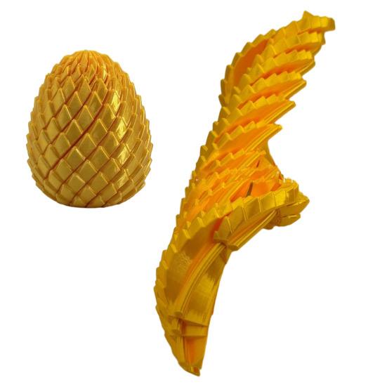 Twist Fidget Dragon Egg Figurine 3D Printed Spiral Dragon Egg Toy Rotating Fidget Puzzle Toy for Stress Relief Easter Basket Stuffers