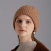 Cappello invernale da donna Autunno Unisex Fatto a mano Donna Cappello caldo 100% Lana Lavorazione a trecce Berretto Cappelli da ragazza Donna Berretto Donna Cappelli Spessi Chunky Elastici