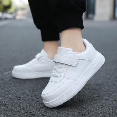 2024 Novos Sapatos Esportivos Simples para Meninas Crianças Versátil Moda Velcro Crianças Frete Grátis Sapatos Casuais para Escola Tênis para Meninos