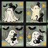 Halloween Static Cling Window Decals for Living Room Bedroom Party Decorations