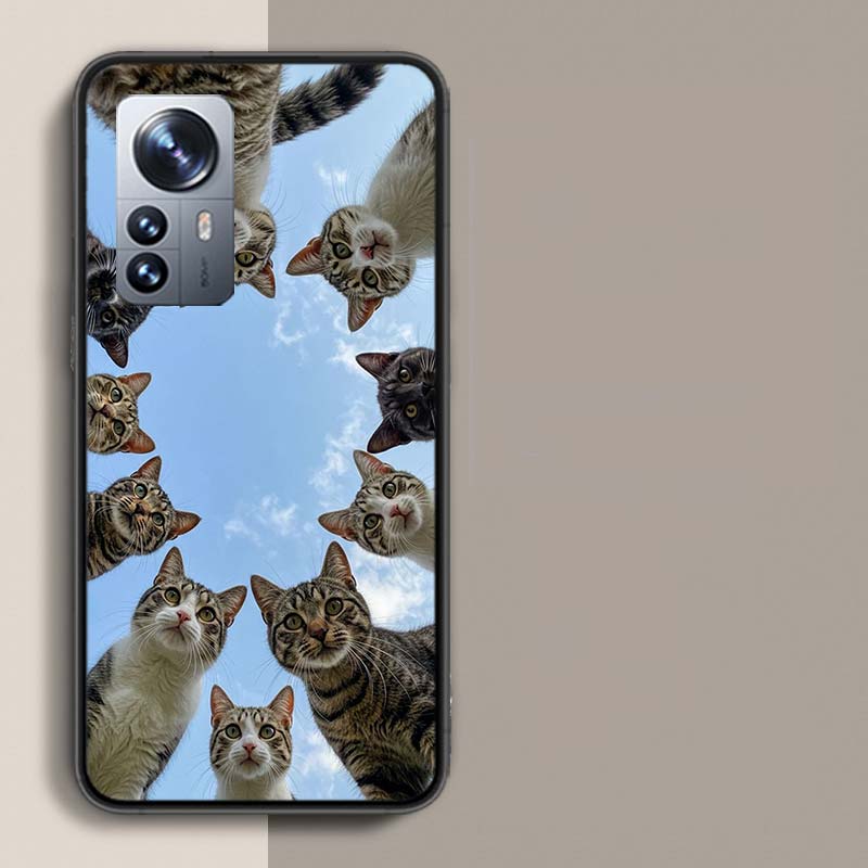 Cat Vacation Phone Case For Redmi Note 15 Pro 5G 14 13 12 Pro Plus 11 11T 11E 11S 10 Pro 10S 9 9S Cover Cell Clear with Suitable