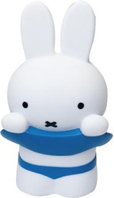 Hassie Top-in Piggy Bank Miffy 15cm Blue Soft Vinyl Figure MF-8241