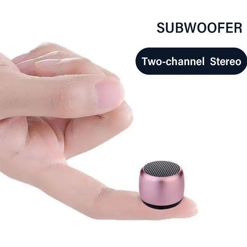 1 PC Mini difuzor wireless Bluetooth Difuzor portabil fără fir din metal Telefon mobil Computer Music Player
