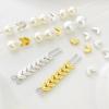 20Pcs Sophisticated Beads Separators with Double Holes Multipurpose Spacer Beads Necklaces Bracelets Making Accessories
