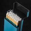 Flip-Top King-Size Cigarette Case, 32-Capacity, Moisture & Pressure-Proof, Portable & Automatic, Medium/Fine Size