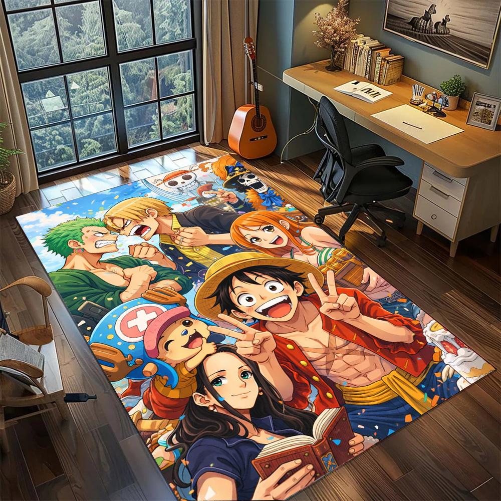 One Piece!Rug Carpet Large Area Rug Non Slip Washable Floor Mat Gamer Room Bedroom Home Decor