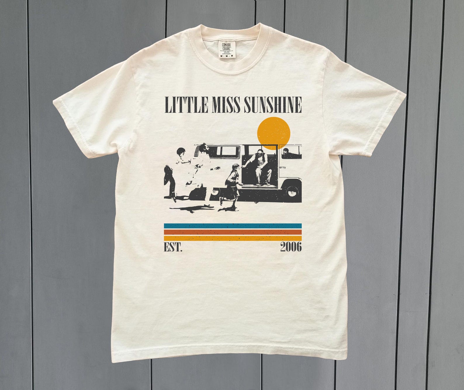 Little Miss Sunshine Movie T shirt - Comfort Colors Vintage Tee L