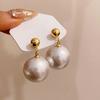 Exquisite Zircon Imitation Pearl Earrings Light Luxury French Stud Earring Elegant Party Bride Wedding Earring Jewelry Gifts K-