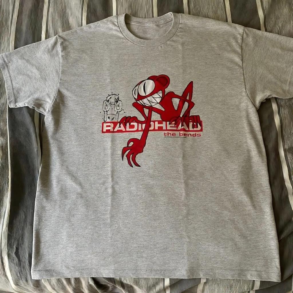 Radiohead band, The Bend album band pattern reproduction, men's and women's parent-child style children's tops