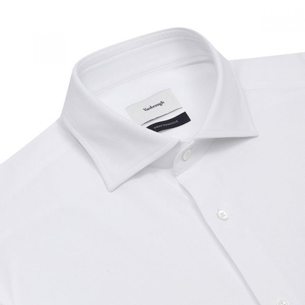 VANBROUGH Solid Jersey Classic Shirt  Bossg1003 Wh 