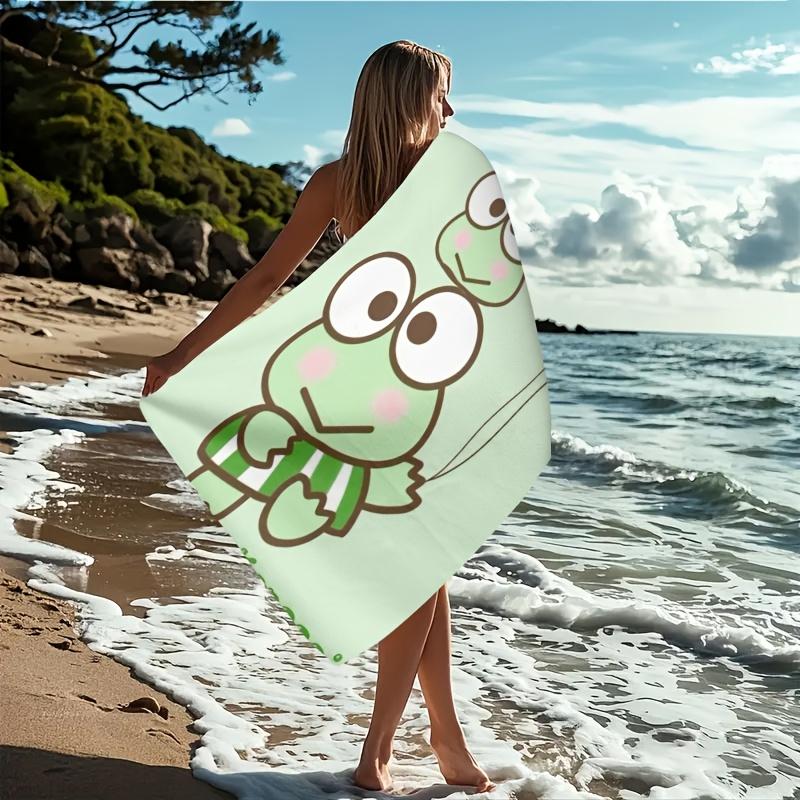 1pc Beach Towel | Durable Polyester, Cartoon Characters, Perfect for Summer, Beach, Pool, and Party Decorations, Vibrant Design