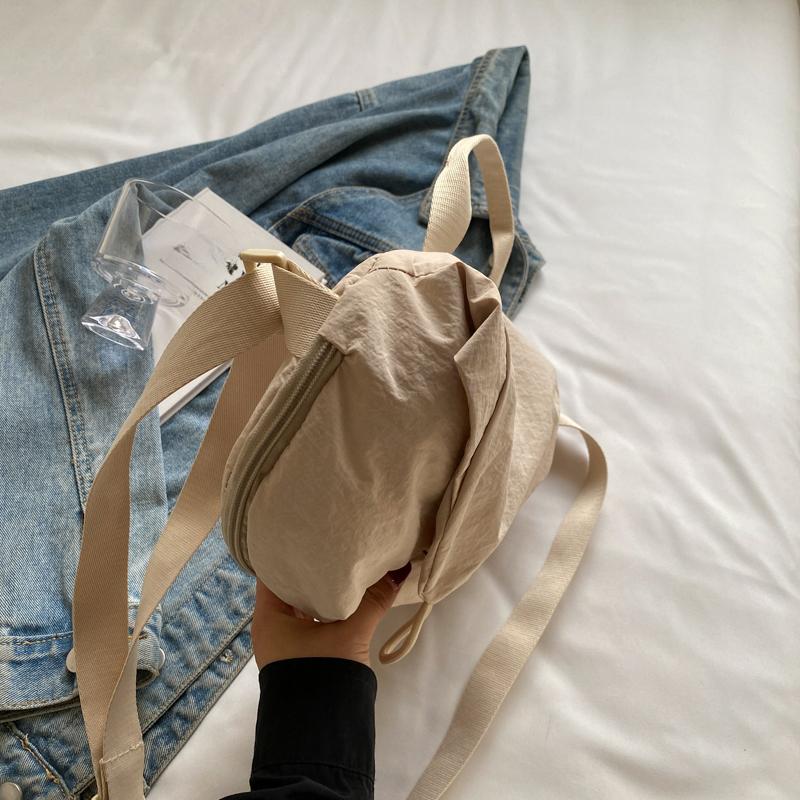 Soft Cloth Zipper Design Shoulder Bag for Women 2024 Trend Korean Fashion Y2K Handbags and Pures Small Crossbody Bags