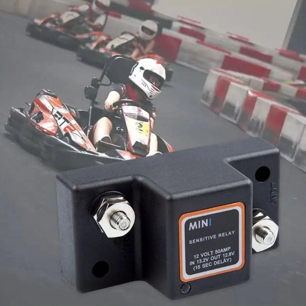 Intelligent Dual Battery Isolator Efficient Switch Protector 12V 50A Voltage Sensitive Relay  RV