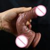 Pénis simulé en silicone double couche pour insertion adulte et féminine dans un jouet sexuel masturbateur