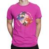 Genshin Impact Chibi Kaeya And Diluc T Shirts Men Anime Game Novelty Tee Shirt Crew