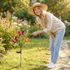 Solar Powered Garden Light Outdoor Decorative Butterfly Stake Lamp for Yard Lawn Patio Landscape Lighting with Solar Panel and Stake