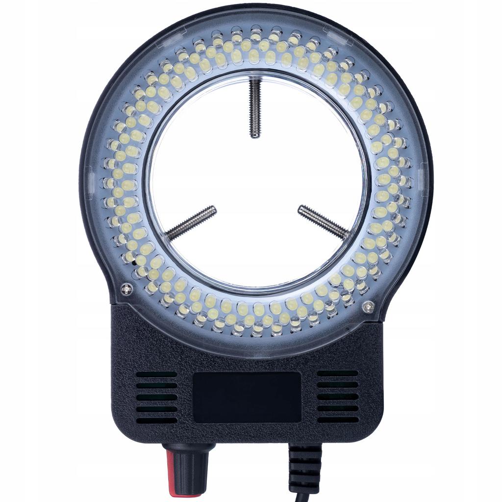 Rosfix Oświetlenie Pierścieniowe LED 144 Diody – Zasilanie USB 5V | Regulacja Jasności 0–100% | Średnica Montażu 30–65 mm